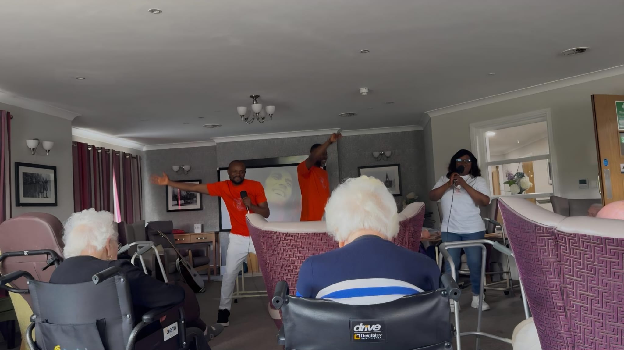 Music Outreach at Kingfisher Court Doncaster UK