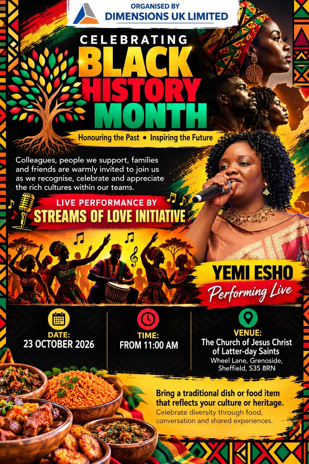 Event Flyer at Black History Month